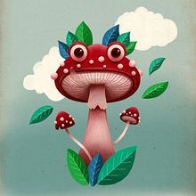 Mon projet du cours : Techniques et styles d'illustration avec Procreate. Ilustração tradicional, Ilustração digital, e Desenho digital projeto de Céline Le Sec’h - 14.11.2022