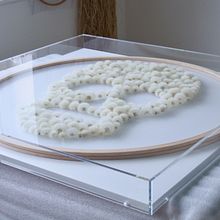 Human Nature - dandelion art skull. Un proyecto de Artesanía y Bellas Artes de Olga Prinku - 15.11.2022