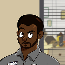 The office character. Een project van Digitale illustratie y  Tekening van Rafaëlle Plancke - 07.08.2022