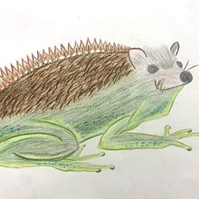 Proyecto 2 BA - Animal fantástico. Traditional illustration, and Naturalistic Illustration project by Ivet Martínez - 11.15.2022