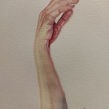 Il mio progetto del corso: Illustrazione espressiva di mani ad acquerello Ein Projekt aus dem Bereich Malerei, Aquarellmalerei und Anatomische Zeichnung von eva_rock80 - 15.11.2022
