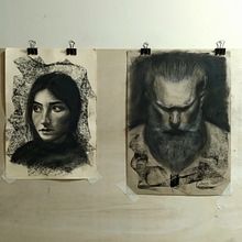 Retrato artístico al carboncillo: creando atmósferas. Projekt z dziedziny Trad, c, jna ilustracja,  Sztuki piękne,  R, sunek, Portret, R, sunek realist, czn,  R, sunek art, st i czn użytkownika Diego Maenza - 10.11.2022