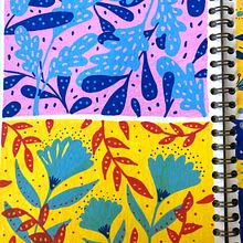 Mi proyecto del curso: Patrones botánicos en sketchbook: conquista la página en blanco. Un progetto di Illustrazione tradizionale, Pattern design, Illustrazione botanica e Sketchbook di Carol Ozaeta Arrese - 16.11.2022