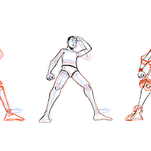 Mon projet du cours : Illustration de personnages dynamiques Ein Projekt aus dem Bereich Traditionelle Illustration, Design von Figuren, Comic, Kreativität, Zeichnung, Digitale Zeichnung und Manga von thomsan - 16.11.2022