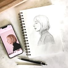 Lindy’s Project: Portrait Sketchbooking: Explore the Human Face. Un proyecto de Bocetado, Dibujo, Dibujo de Retrato, Dibujo artístico y Sketchbook de tqww4pz6cg - 16.11.2022