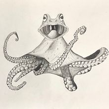 Animal fantástico. Een project van Tekening met potlood van Ainhoa González García - 16.11.2022