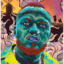 DJONGA "O DONO DO LUGAR" Ein Projekt aus dem Bereich Design, Traditionelle Illustration, Werbung, Musik und Urban Art von Murilo Willow - 15.11.2022