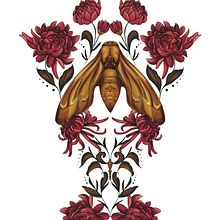 My project for course: Artistic Tattoo Design with Golden Effects in Procreate. Un progetto di Illustrazione tradizionale, Illustrazione digitale e Design di tatuaggi di sophieramster - 04.10.2022
