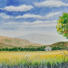 My project for course: Watercolor Travel Journal. Traditional illustration, and Watercolor Painting project by Kanasu - 11.12.2020