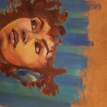 My project for course: Portrait Painting with Oil: Explore Light and Shade. Fine Arts, Painting, and Oil Painting project by Melanie White - 11.14.2022