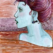 Agua de fuego. Un progetto di Illustrazione tradizionale, Character design e Pittura ad acquerello di Nieves Ferragut - 17.11.2022