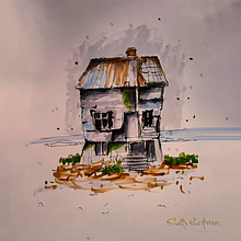 My project for course: Expressive Architectural Sketching with Colored Markers. Sketching, Drawing, Architectural Illustration, Sketchbook & Ink Illustration project by Shelly Henry - 11.17.2022