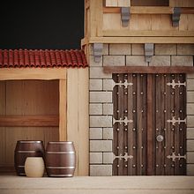 Modelado Maqueta Granero. Un proyecto de Modelado 3D y Visualización arquitectónica de neli_madorino - 17.11.2022