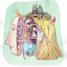 My project for course: Surreal Illustration with Watercolor and Ink. Traditional illustration, Fine Arts, Painting, Drawing, and Watercolor Painting project by Tina Fraughton - 11.17.2022