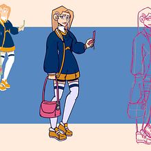 Mi proyecto del curso: Dibujo de personajes llenos de personlalidad. Character Design, Sketching, Drawing, Stor, telling, Stor, board, Artistic Drawing, and Narrative project by Zulema Sarai Pérez Romero - 11.17.2022
