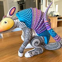 3D printed Alebrijes painted with acrilyc. Un proyecto de Artesanía de Daphne Orner - 17.10.2022