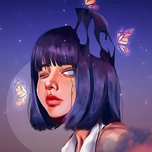 My project for course: Digital Fantasy Portraits with Photoshop. Traditional illustration, Drawing, Digital Illustration, Portrait Drawing, Digital Drawing, and Digital Painting project by tyler.campbell121 - 11.12.2022