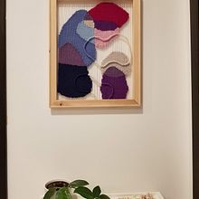 My project for course: Contemporary Tapestry Weaving. Un progetto di Artigianato, Interior Design, Fiber Art, Tessitura e Textile Design di nevemvivien - 18.11.2022