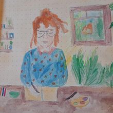 Meu projeto do curso: Sketchbook experimental: encontre seu estilo de desenho. Een project van Traditionele illustratie,  Schetsen,  Creativiteit,  Tekening, Aquarelschilderen, Sketchbook y Schilderen met gouache van Pollyanna Sapori - 17.11.2022