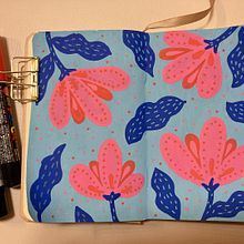 My project for course: Botanical Patterns in a Sketchbook: Conquer the Blank Page. Un projet de Illustration traditionnelle, Création de motifs, Illustration botanique , et Carnet de croquis de m_just_tryingsomethingnew - 18.11.2022