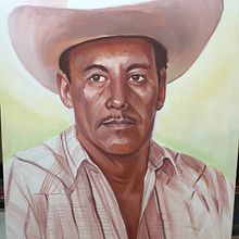 Mi proyecto del curso: Retrato expresivo al óleo: explora la técnica alla prima. Un proyecto de Bellas Artes, Pintura y Pintura al óleo de Brent Briones Castañeda - 18.11.2022