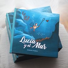 "Lucía y el Mar" cuento ilustrado. Un proyecto de Ilustración tradicional, Dibujo, Ilustración digital, Ilustración infantil, Dibujo digital, Pintura digital y Narrativa de Dani Grippo - 19.11.2022