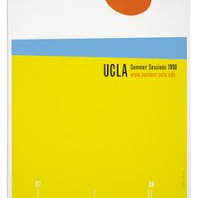 UCLA Summer Sessions 1998 poster. Un progetto di Design e Design di poster  di Sean Adams - 20.11.2022