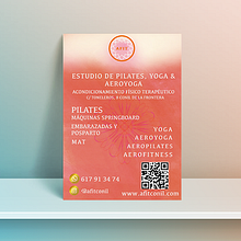 Flyer para estudio de pilates y otras disciplinas. Design, Advertising, Br, ing & Identit project by Alba Galindo - 10.10.2021