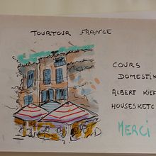 Mon projet du cours : Esquisses d'architecture expressives aux feutres de couleur. Projekt z dziedziny Sketching,  R, sunek,  R, sunek architektoniczn, Sketchbook,  R i sunek atramentem użytkownika domi_ferrer - 20.11.2022