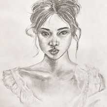 26/100 Heads Challenge . Un progetto di Bozzetti, Disegno di ritratti, Disegno e Disegno a matita di Heather - 20.11.2022