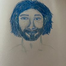 Mijn project van de cursus: Teken levendige portretten met kleurpotloden. Drawing, Portrait Drawing, Sketchbook, and Colored Pencil Drawing project by Krishita Sloot - 11.21.2022