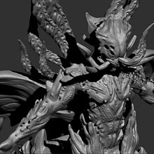 Mi proyecto del curso: Escultura digital de criaturas fantásticas con ZBrush. Un progetto di 3D, Modellazione 3D, Character design 3D e Design di greasysaturn1 - 19.11.2022
