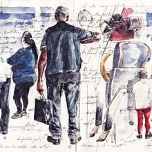 disegnare il tempo del viaggio in viaggio Ein Projekt aus dem Bereich Traditionelle Illustration, Bildende Künste, Malerei, Schuhdesign, Schrift, Collage, Kalligrafie, Comic, Kino, Urban Art, Social Media, Bleistiftzeichnung, Zeichnung, Aquarellmalerei, Stor, telling, Porträtzeichnung, Realistische Zeichnung, Artistische Zeichnung, Instagram, Sketchbook, Anatomische Zeichnung und Erzählung von Claudio Patanè - 21.11.2022