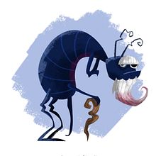 Insect personification series. Traditional illustration project by Bassant Gharib - 11.21.2022