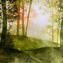 Mi proyecto del curso: Paisajes de ensueño con acuarela: plasma la luz. Painting, and Watercolor Painting project by micaela.coronel - 11.21.2022