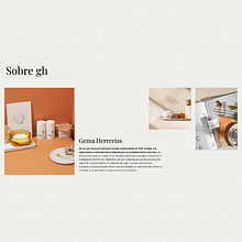 Gema Herrerías. Un proyecto de Diseño Web, Desarrollo Web y Dirección de arte de Isa Macías - 01.05.2021