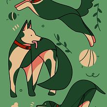 My project for course: Stylized Vector Illustration with Color and Character. Un proyecto de Ilustración tradicional, Diseño gráfico, Ilustración vectorial e Ilustración digital de elizabeth tucker - 21.11.2022