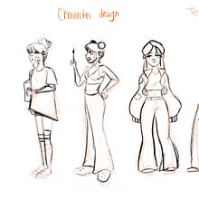 Meu projeto do curso: Desenho de personagens repletos de carisma. Design de personagens, Esboçado, Desenho, Stor, telling, Stor, board, Desenho artístico, e Narrativa projeto de Giullia Bardella - 22.11.2022