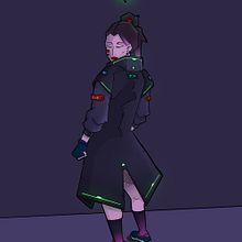 Futuristic coat. Un progetto di Illustrazione tradizionale, Character design, Disegno, Illustrazione digitale e Illustrazione con inchiostro di sapucci.federico - 22.11.2022