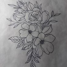 Mi proyecto del curso: Tatuaje botánico con puntillismo. Un progetto di Illustrazione tradizionale, Design di tatuaggi e Illustrazione botanica di Julian Zuppi - 22.11.2022