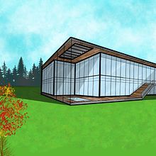 Mon projet du cours : Esquisses architecturales et artistiques avec Procreate. Projekt z dziedziny  Architektura, Sketching, Ilustracja c, frowa, Architektura c, frowa,  R i sunek architektoniczn użytkownika marion_bgs - 22.11.2022