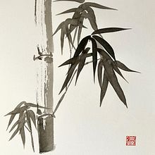 Linda Konone.My project for course: Introduction to Sumi-e Painting. Traditional illustration, Drawing & Ink Illustration project by Linda Konone - 11.22.2022