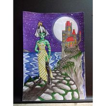 Frankies Girl. Traditional illustration, Colored Pencil Drawing, and Drawing project by Anna Da Costa - 11.23.2022