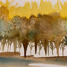 Il mio progetto del corso: Paesaggi naturali ad acquerello. Fine Arts, Painting, and Watercolor Painting project by Giuseppe Peralta - 11.23.2022