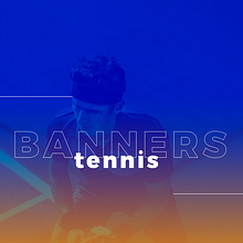 Banners | Tennis Academy . Design, Editorial Design, UX / UI, Design Management, and Graphic Design project by Natasha Isabel Mora García - 11.24.2022
