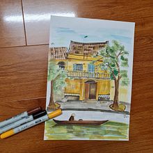 a house in Hoi An . Un progetto di Artigianato, Pittura e Street Art di Tra My - 24.11.2022