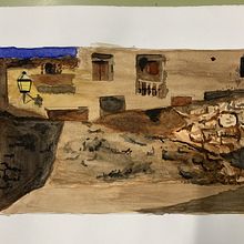 fonamenaments de l'art reinterpretació Joaquin Sorolla. Ilustração tradicional, e Artes plásticas projeto de Martina Martinez - 24.11.2022
