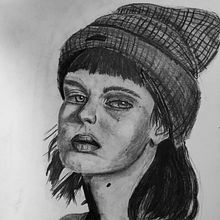 TP dibujo lapiz blanco y negro. Traditional illustration project by joel Alcala - 11.24.2022