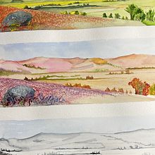 I have been working on natural aspects of the world around my area. Traditional illustration, and Watercolor Painting project by Roger Neilson - 11.23.2022