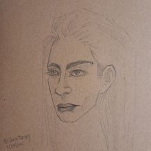 Il mio progetto del corso: Ritratto su blocco da disegno: esplora il volto umano . % Christian Laura tarafından hazırlanan Eskiz çizimi, Çizim, Portre Çizimi, Sanatsal Çizim, Ve Eskiz defteri projesi - 11.24.2022